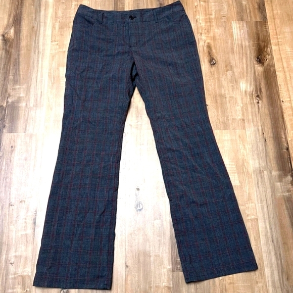 Allen B. By Allen Schwartz Pants - Allen B. Allen B. Schwartz sz 12 Black, Grey and Red Plaid Business Pants